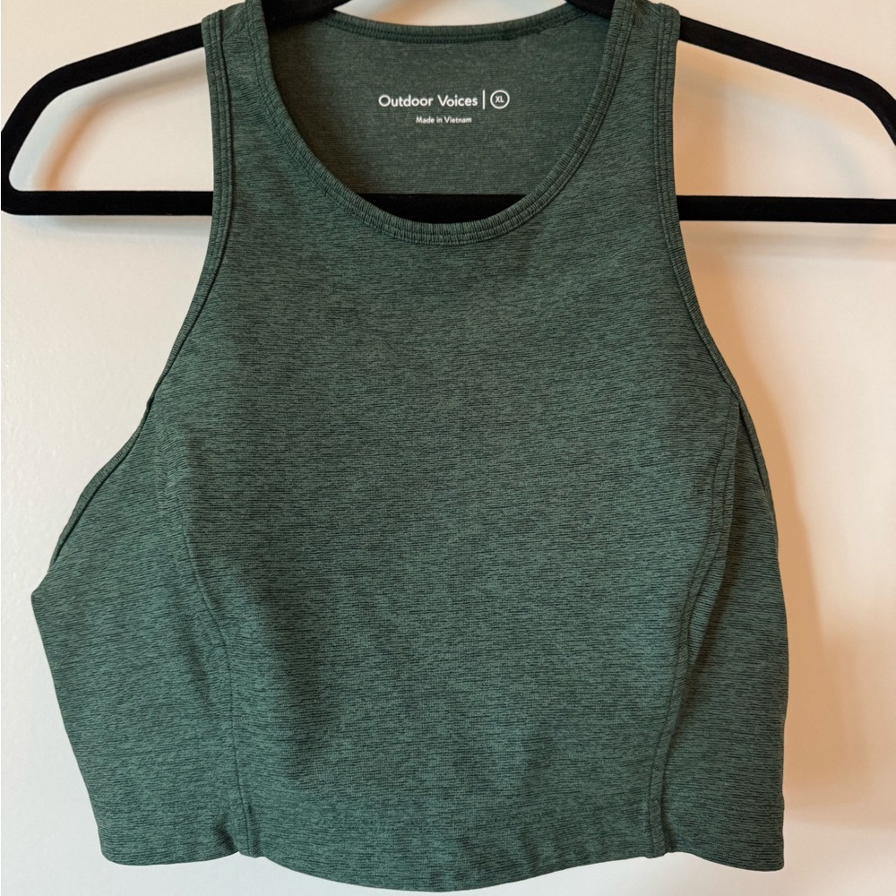 Outdoor Voices Green Women's Top Bra